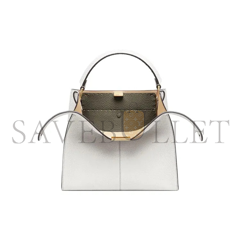 FENDI PEEKABOO X-LITE MEDIUM TOTE SHOULDER BAG 8BN310SMTF1BZA (30*25*14cm)